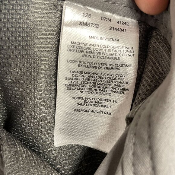 NEW Columbia Men's Size 38x10 Omni-Shade Shorts City Grey Outdoor Cargo - Picture 7 of 7